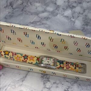 Vintage Dooney & Bourke Multicolor Star Watch